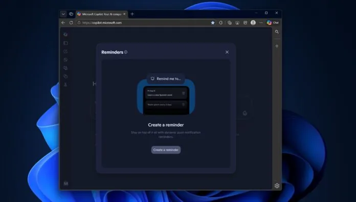 微软Copilot新功能提醒测试，免费用户也能用