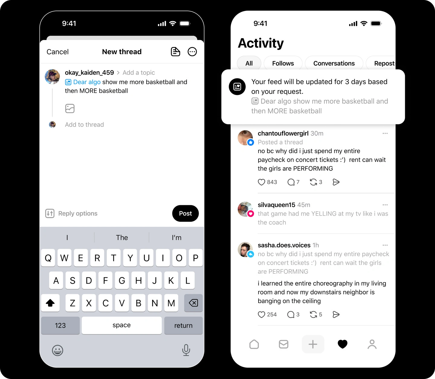 Meta旗下Threads推出Dear Algo功能,个性化调整信息流内容