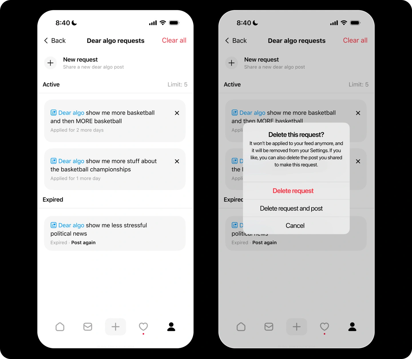 Meta旗下Threads推出Dear Algo功能,个性化调整信息流内容