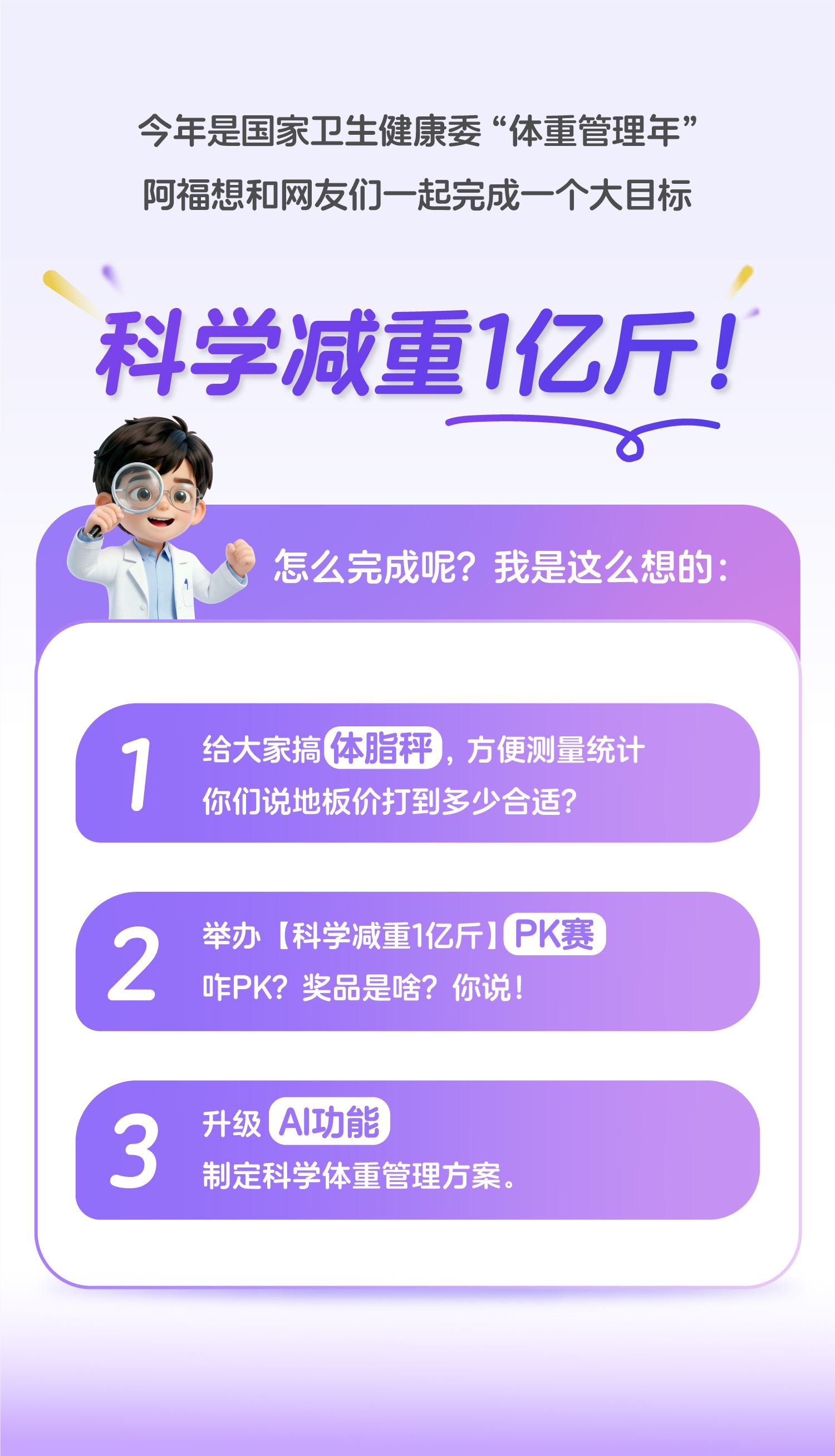 国家启动‘体重管理年’收官，‘蚂蚁阿福’助力科学减重