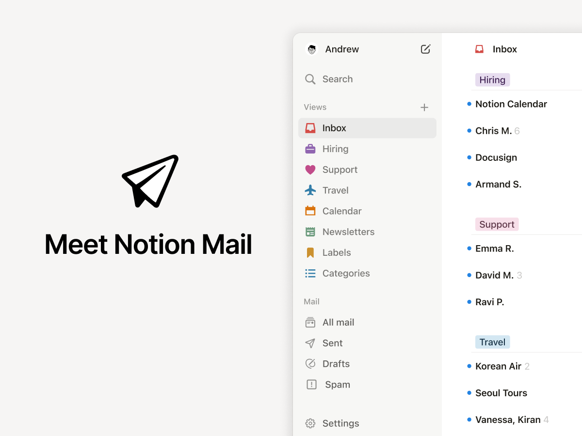Notion Mail 2026年9月关停，AI邮箱服务仅活17个月