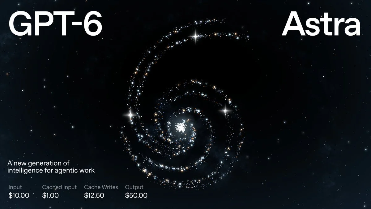 感谢网友线索投递！9月3日OpenAI推出新一代GPT-6 Astra模型